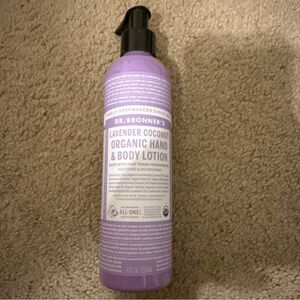 Dr. Bronners Lavender Coconut Organic Hand Body Lotion, 8 oz